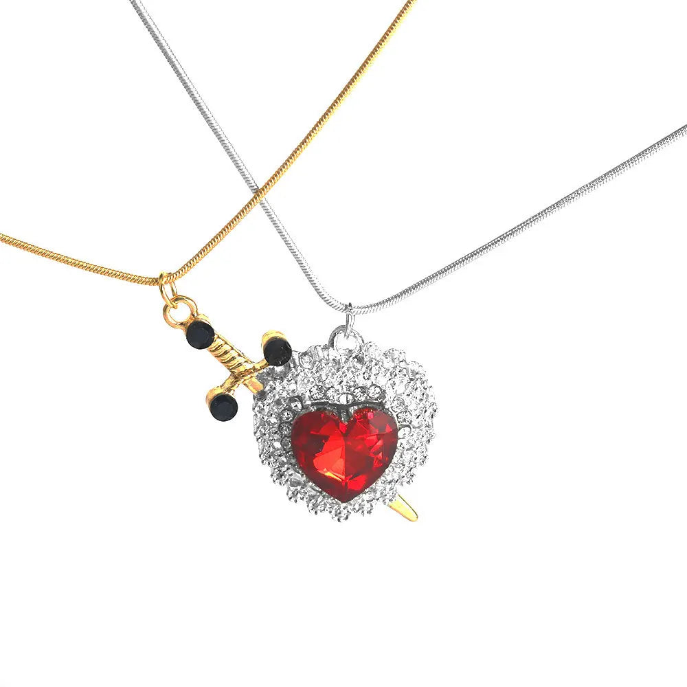 LoveGuard™ Heart Sword Necklace 💘🛡️